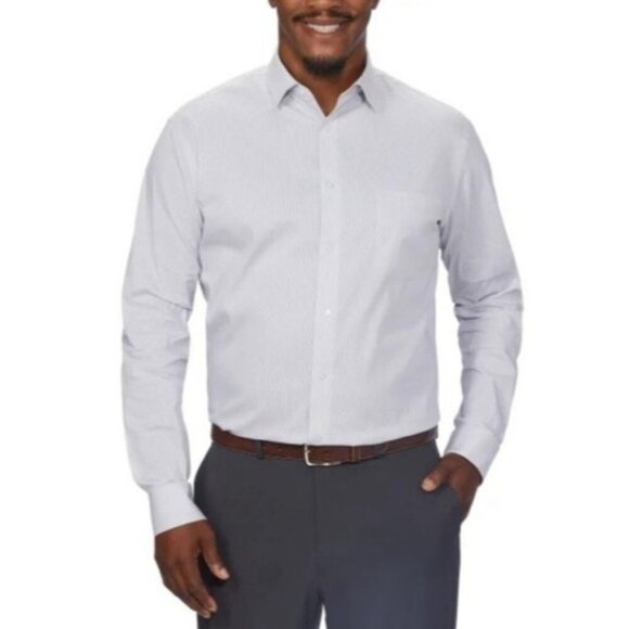NEW Calvin Klein Men's XL White Button Down Dress Shirt Active Stretch - Picture 1 of 10